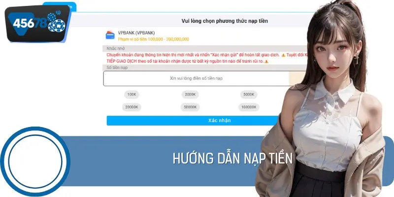Cách nạp tiền an toàn và tiện lợi vào ví để tham gia cá cược