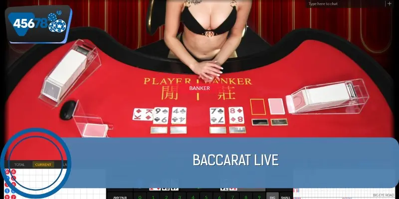 Baccarat Live mang đến một không gian cá cược chân thực