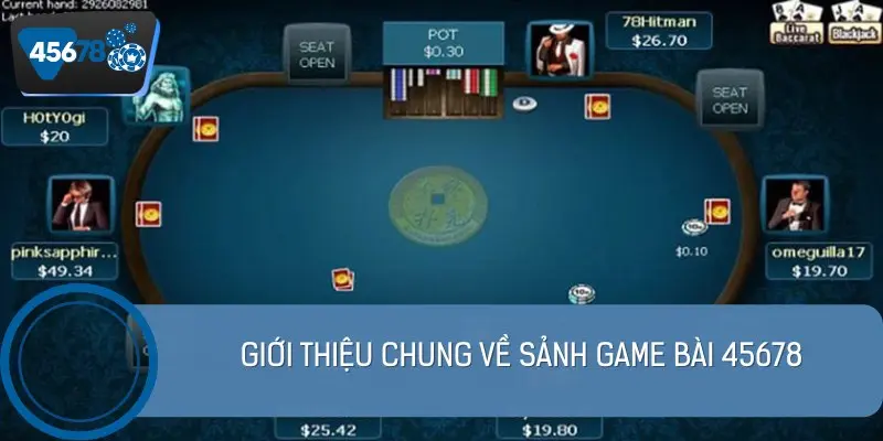 Game bài 45678 là điểm dừng chân quen thuộc của đông đảo thành viên